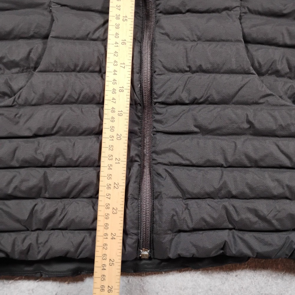Lululemon Pack It Down Jacket Women's Size 10 Hooded Puffer Black Goose Down - Picture 7 of 10
